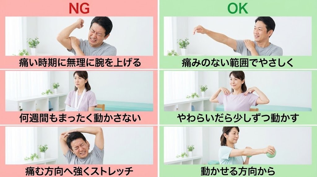 五十肩 やってはいけないNGケア