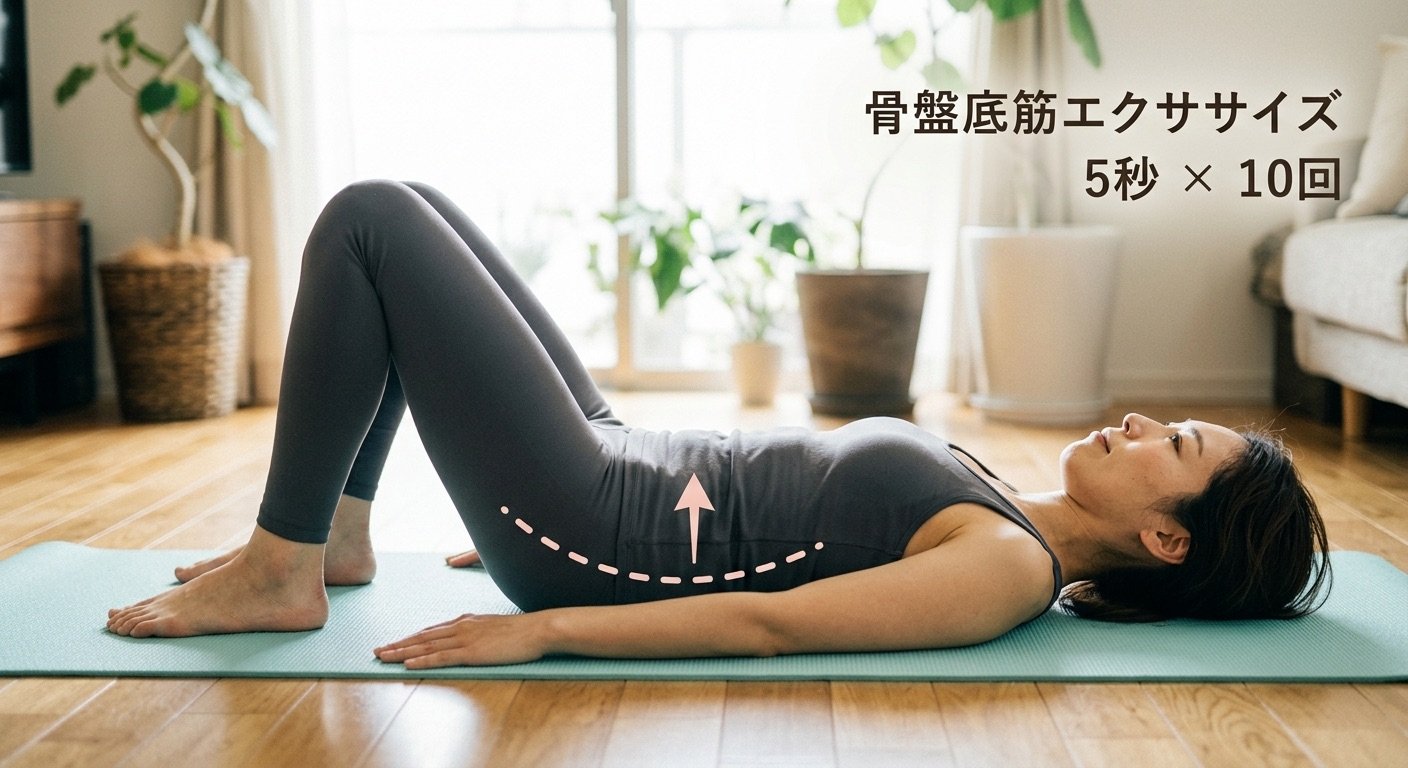産後骨盤 セルフケア 骨盤底筋トレーニング
