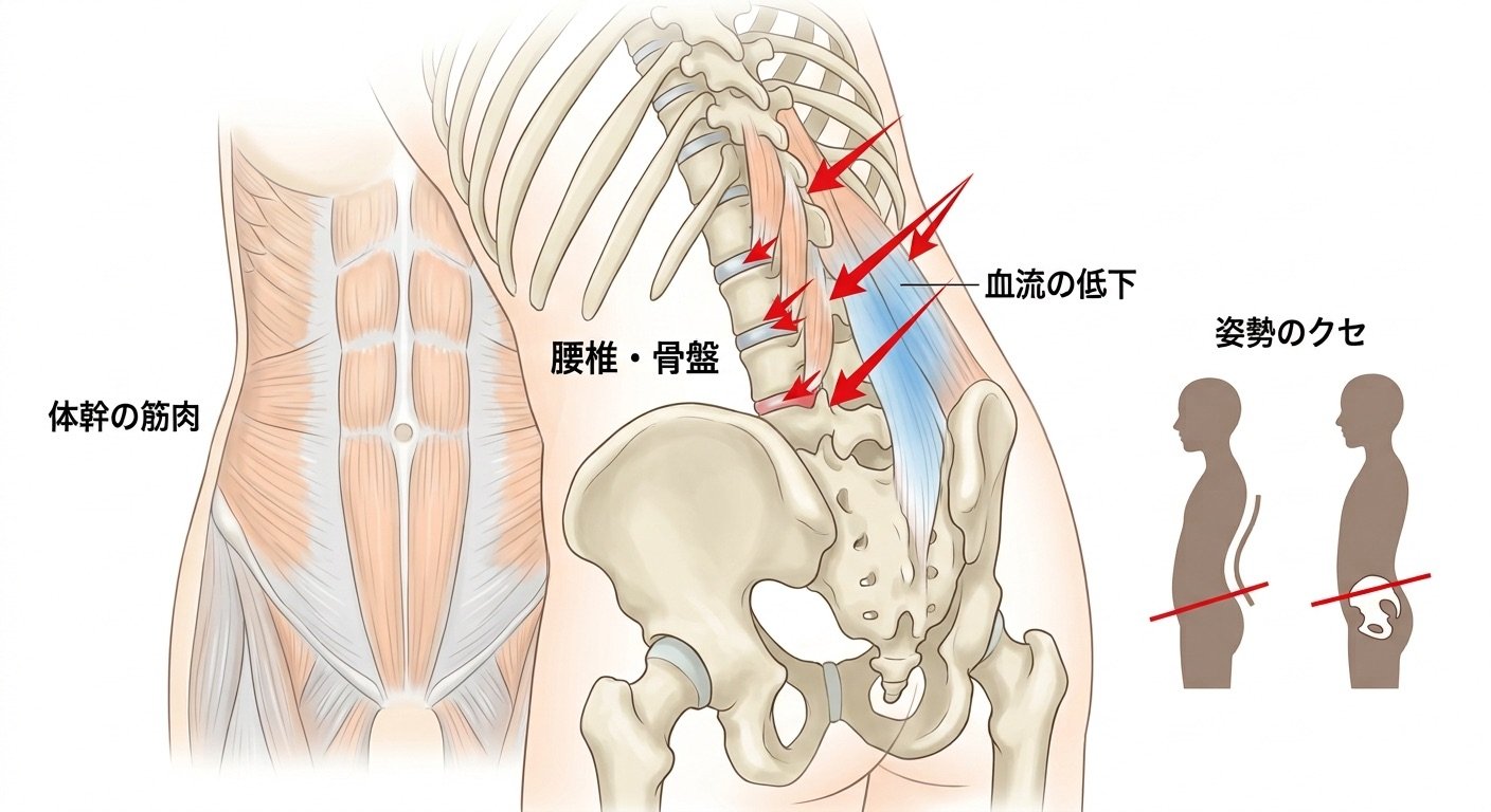 腰痛のメカニズム図解