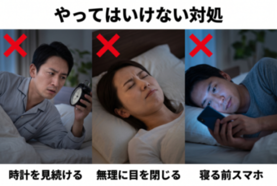 やってはいけない対処
