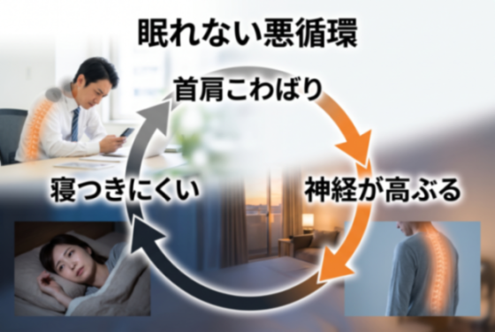 眠れない悪循環