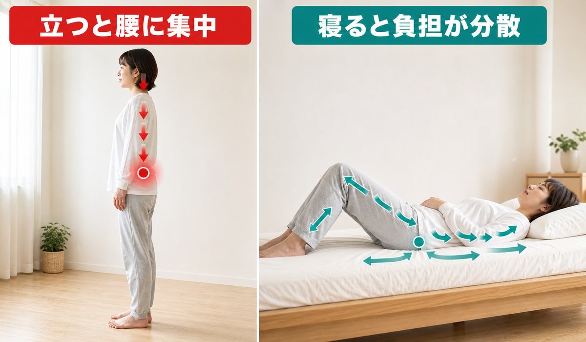 寝姿勢負担比較