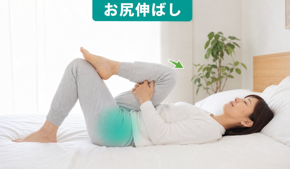 お尻伸ばし