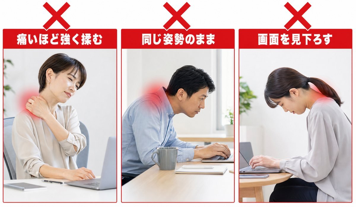 肩こり3NG比較