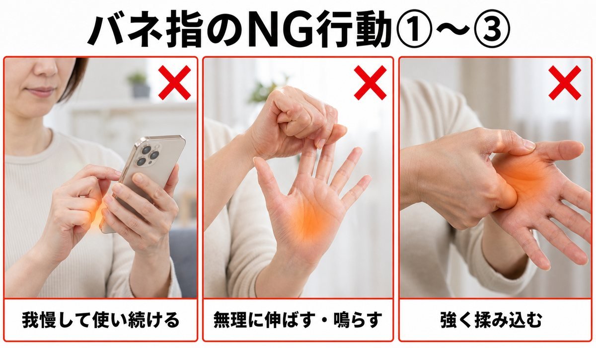 バネ指NG前半比較