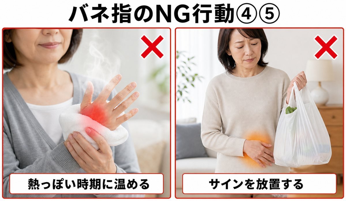 バネ指NG後半比較