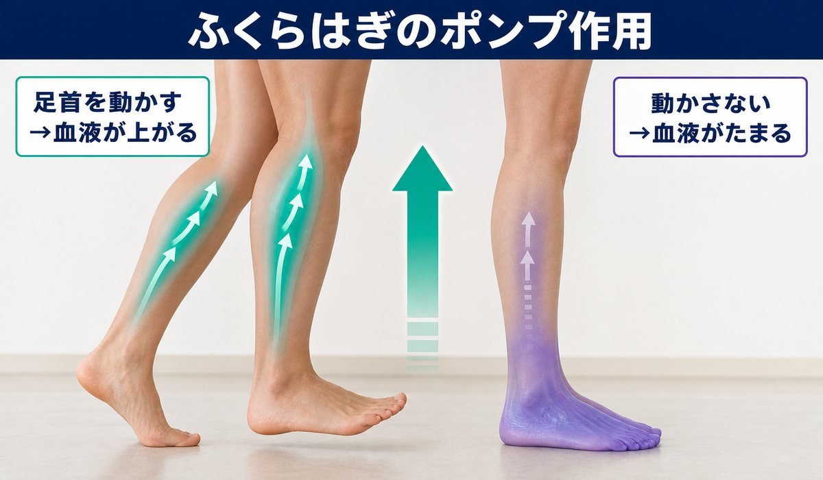 ヒラメ筋ポンプ作用図