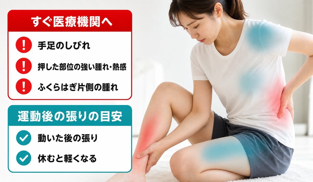 筋膜リリース危険サイン