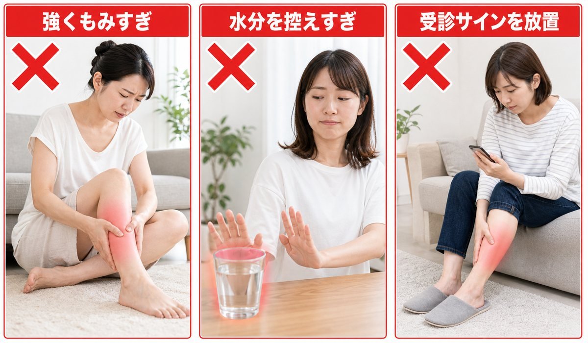 むくみ3NG比較