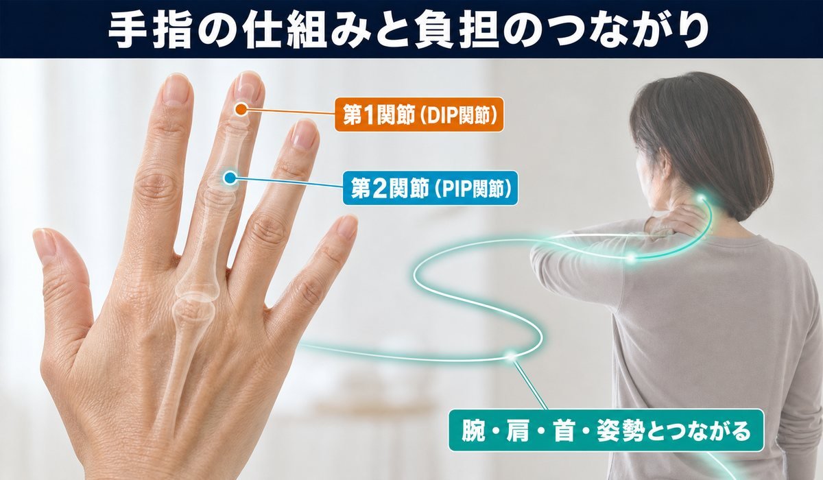 手指の仕組み図