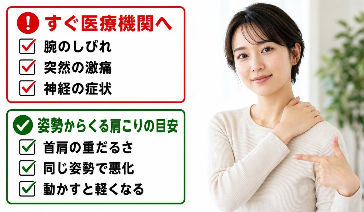 肩こり危険サイン