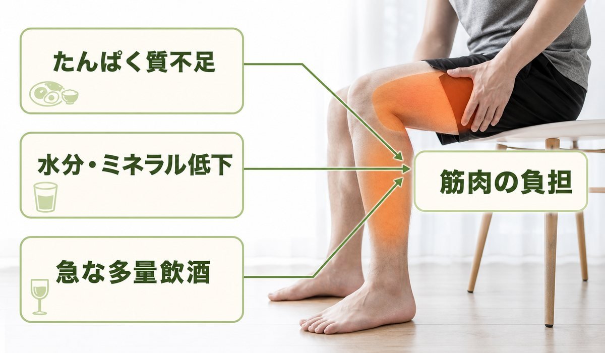 アルコールと筋肉メカニズム