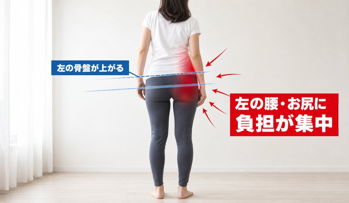 骨盤左右差力学図