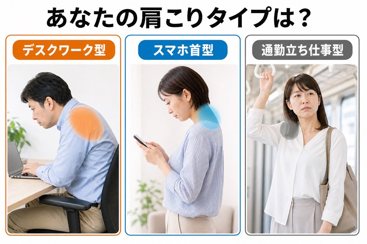 肩こり3タイプ比較
