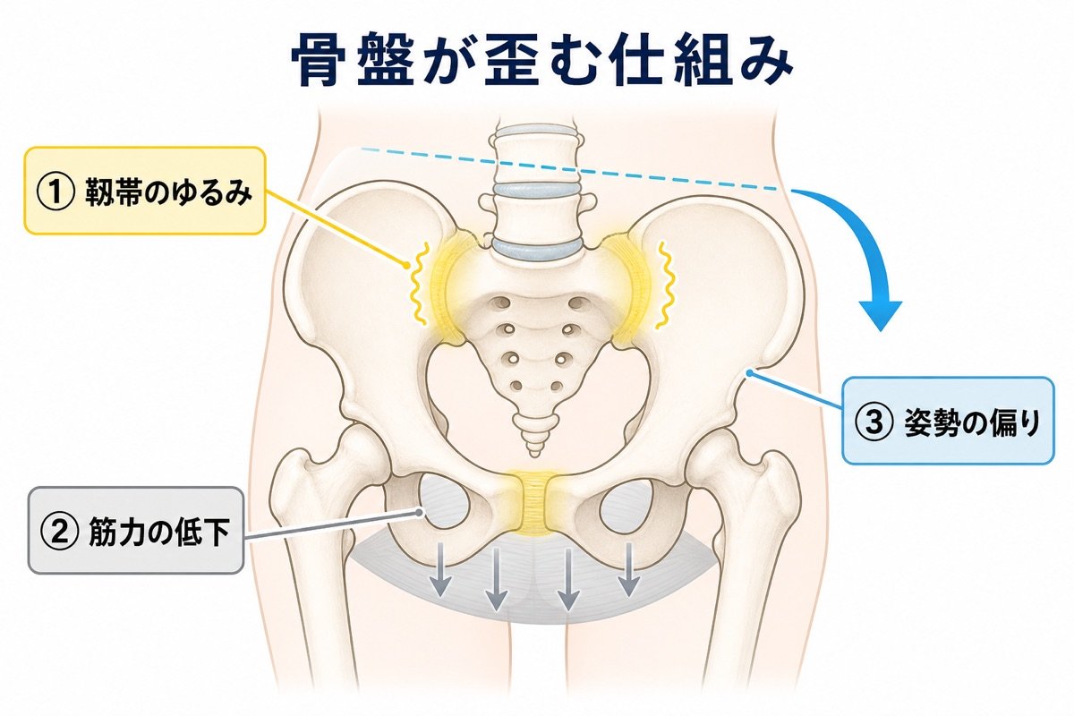 骨盤メカニズム図解