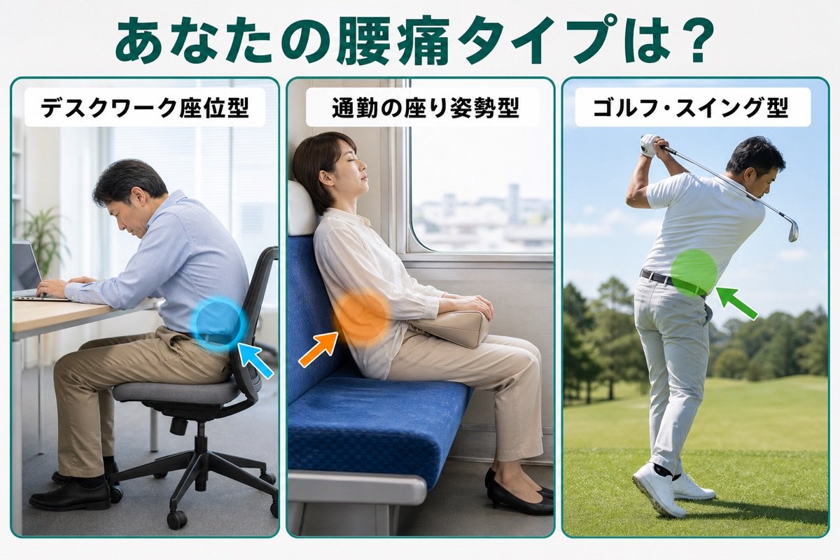 腰痛3タイプ比較