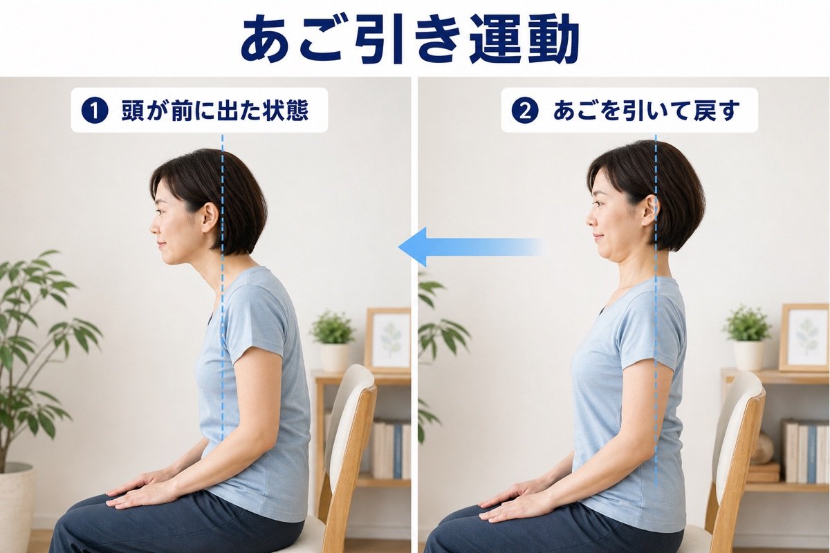 あご引き運動