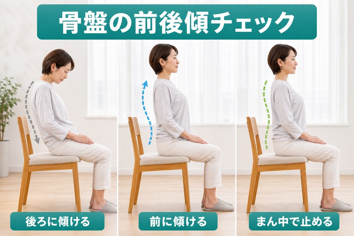 骨盤前後傾チェック