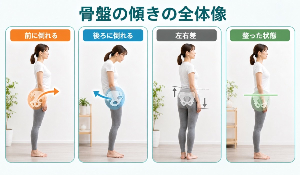 骨盤の歪みの全体像