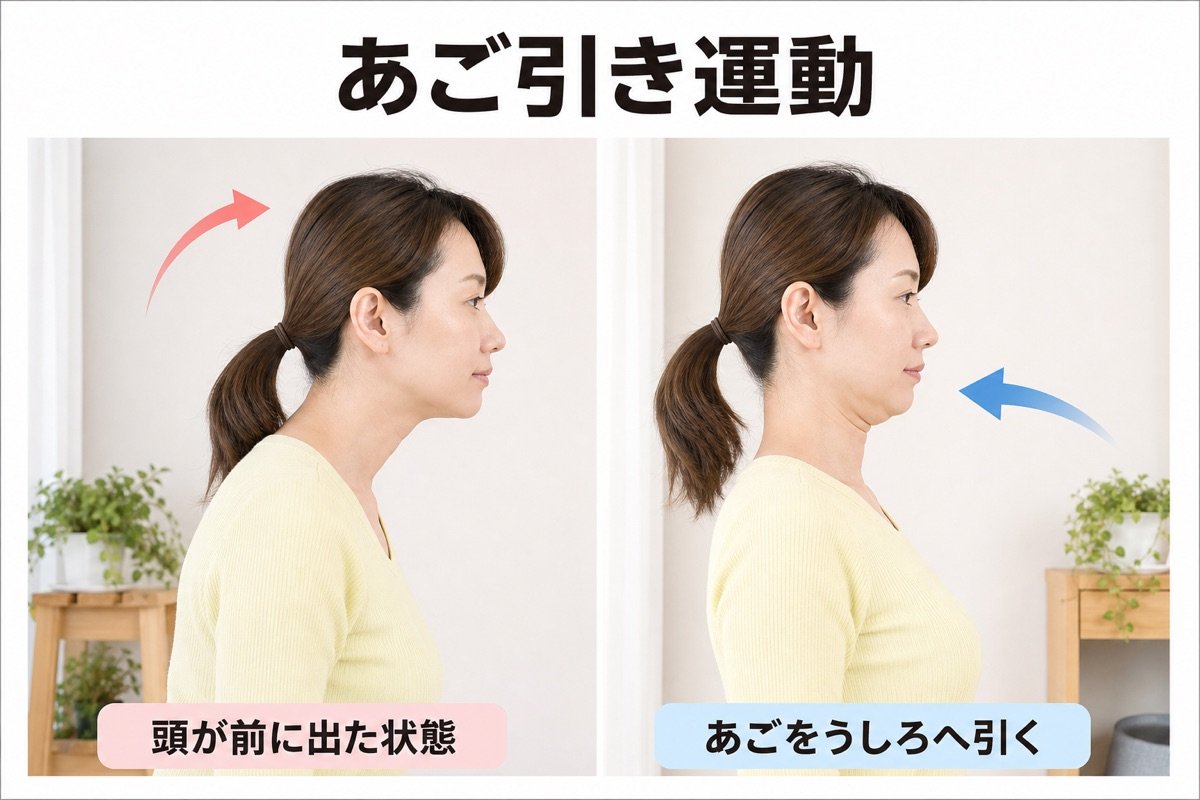 あご引き運動