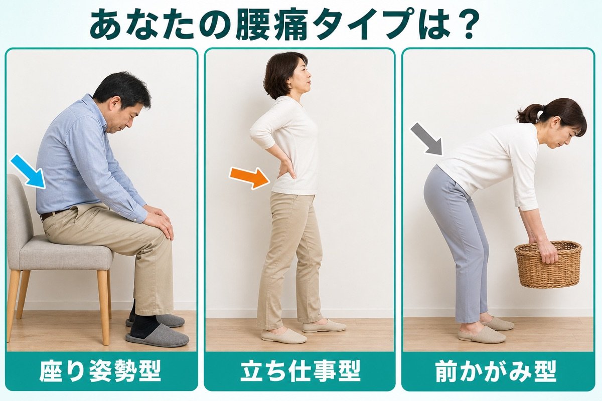 腰痛3タイプ比較