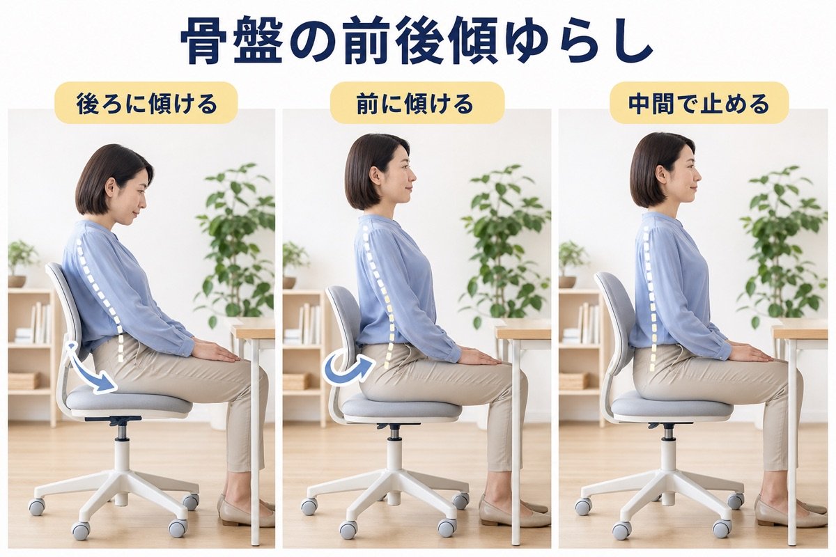 骨盤前後傾ゆらし