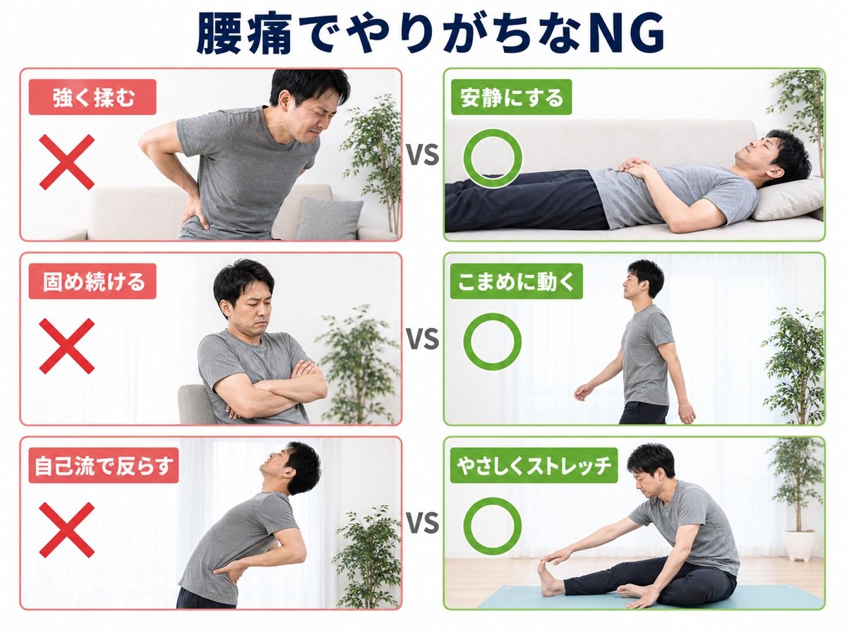 腰痛NG vs OK