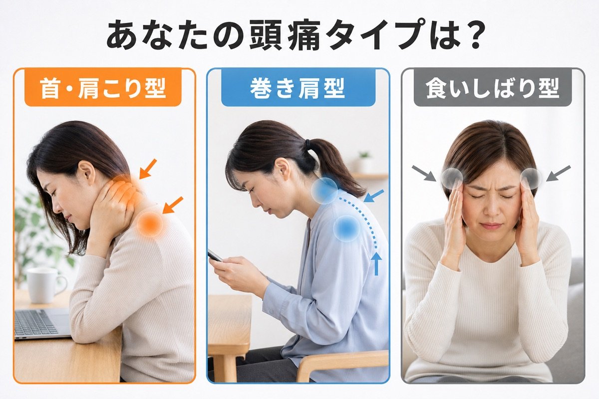 頭痛3タイプ比較