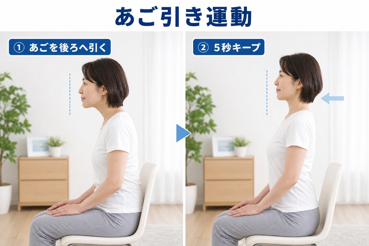 あご引き運動