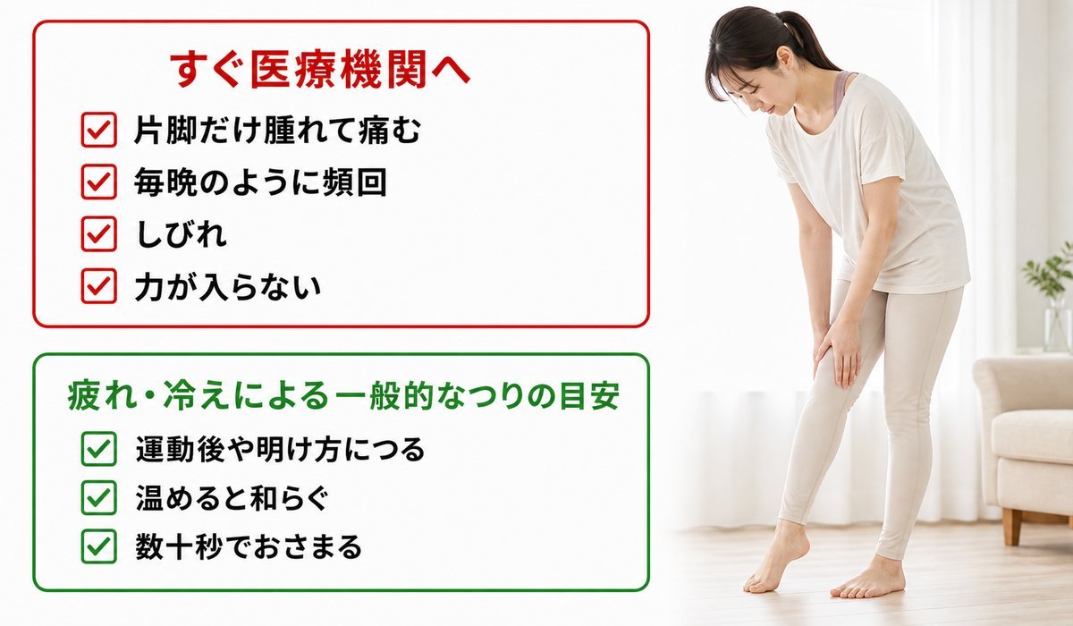 こむら返り危険サイン
