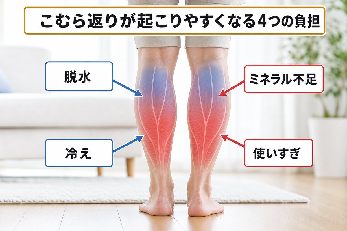こむら返り原因図