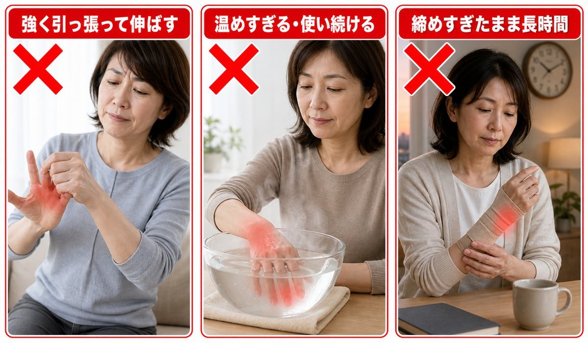 3つの注意