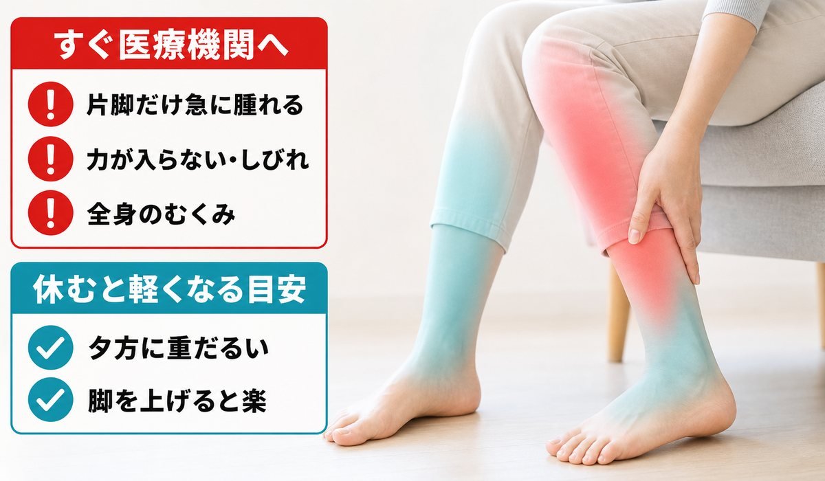 下半身危険サイン
