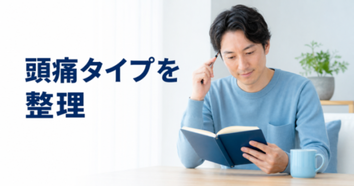 締めつける・ズキズキ・目の奥が痛い|頭痛タイプの整理方法