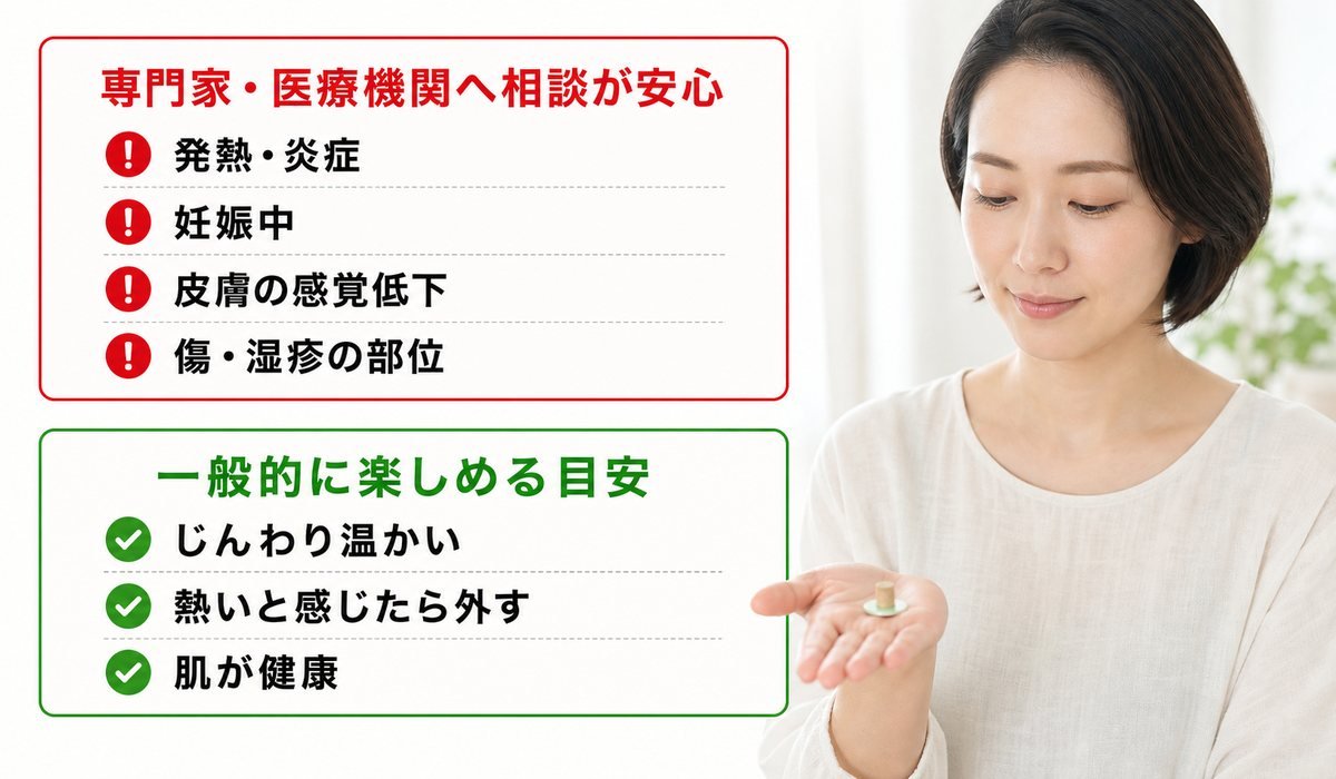 お灸注意サイン