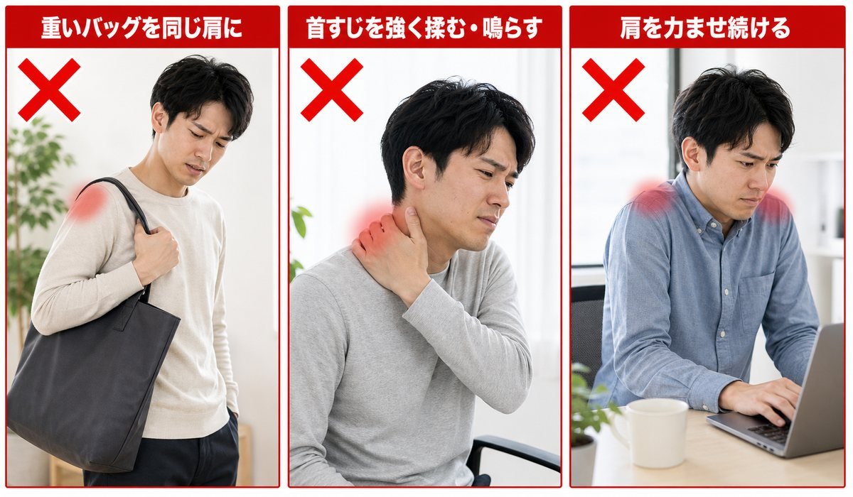 なで肩3NG比較
