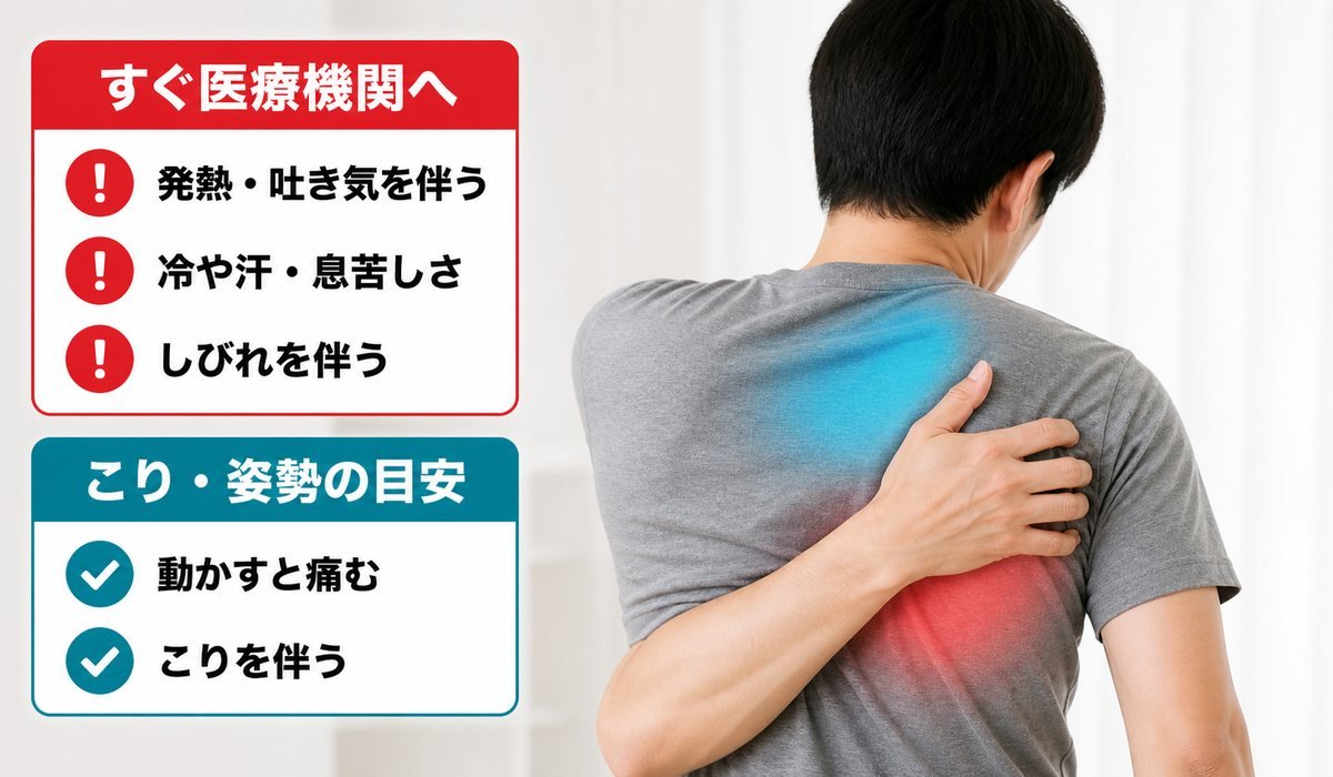 肩甲骨危険サイン