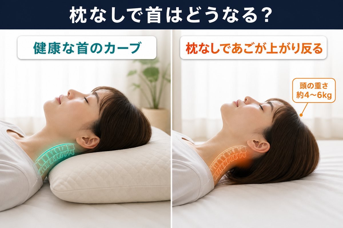 頸椎カーブ影響図
