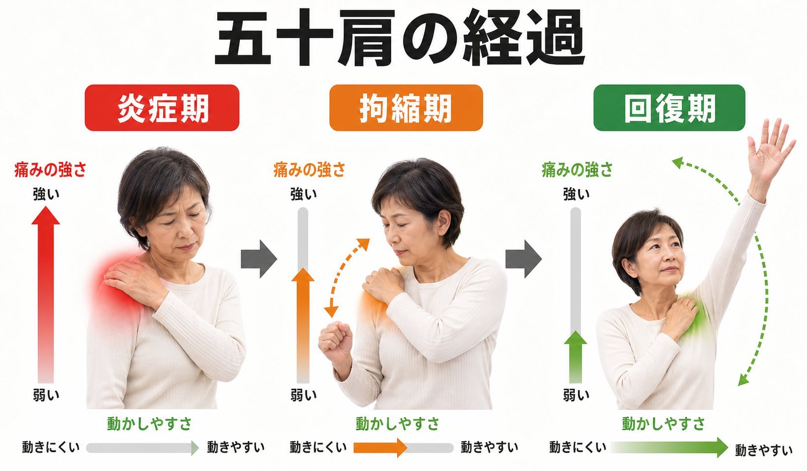 五十肩 02_course｜ココロカラダメディカル整体院 北千住西口院