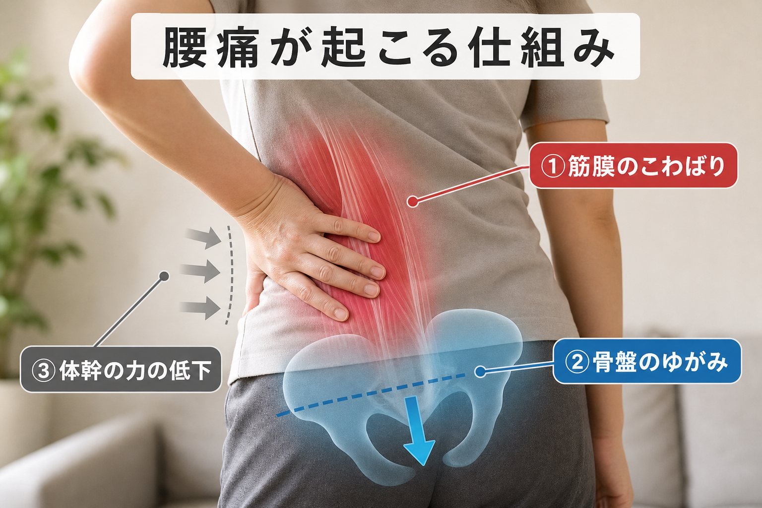 腰痛 07_mechanism｜こころ整体院 新潟万代シティ院