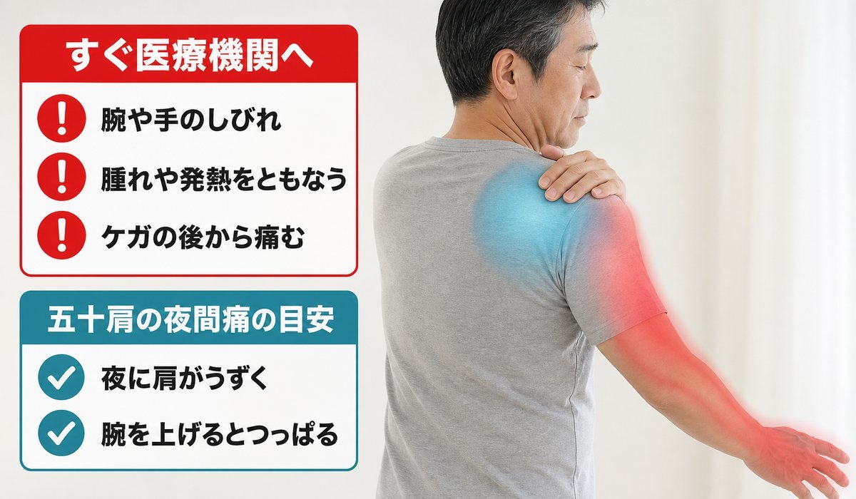 夜間痛危険サイン