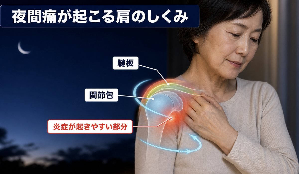 肩関節炎症解剖図
