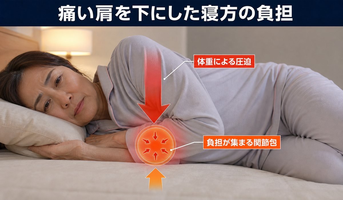 横向き圧迫力学図