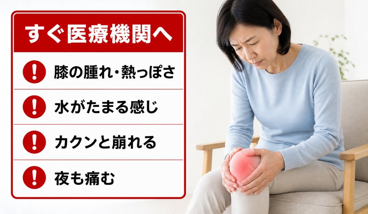 膝危険サイン