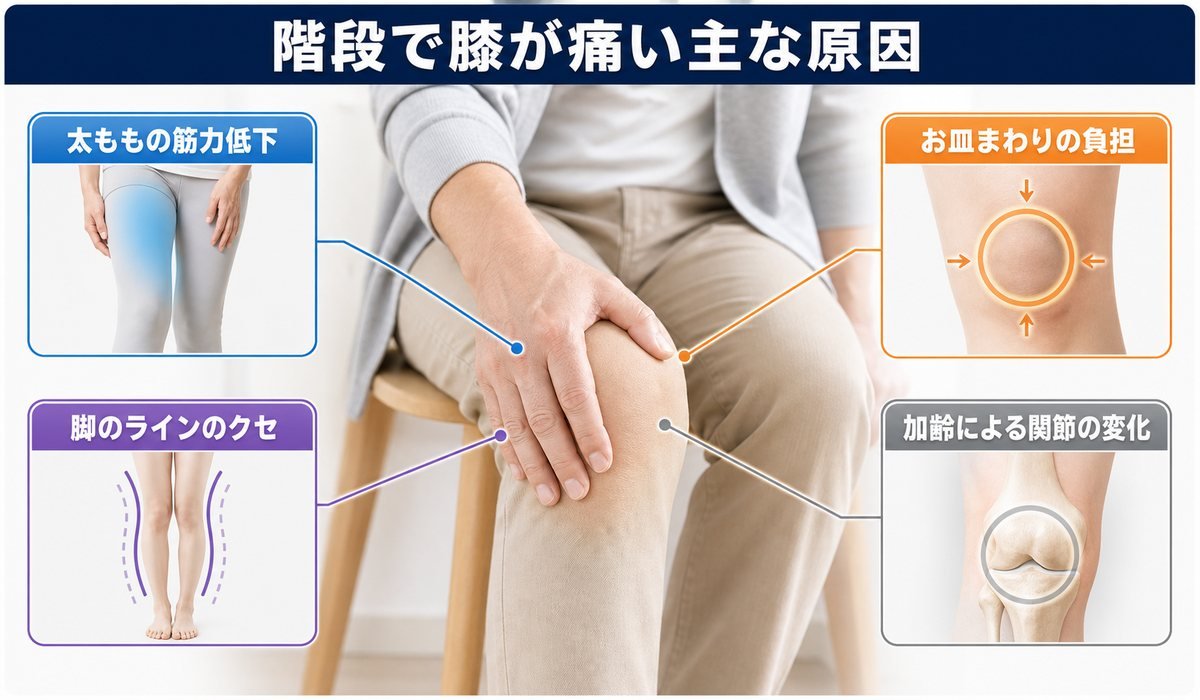 膝痛み原因整理図