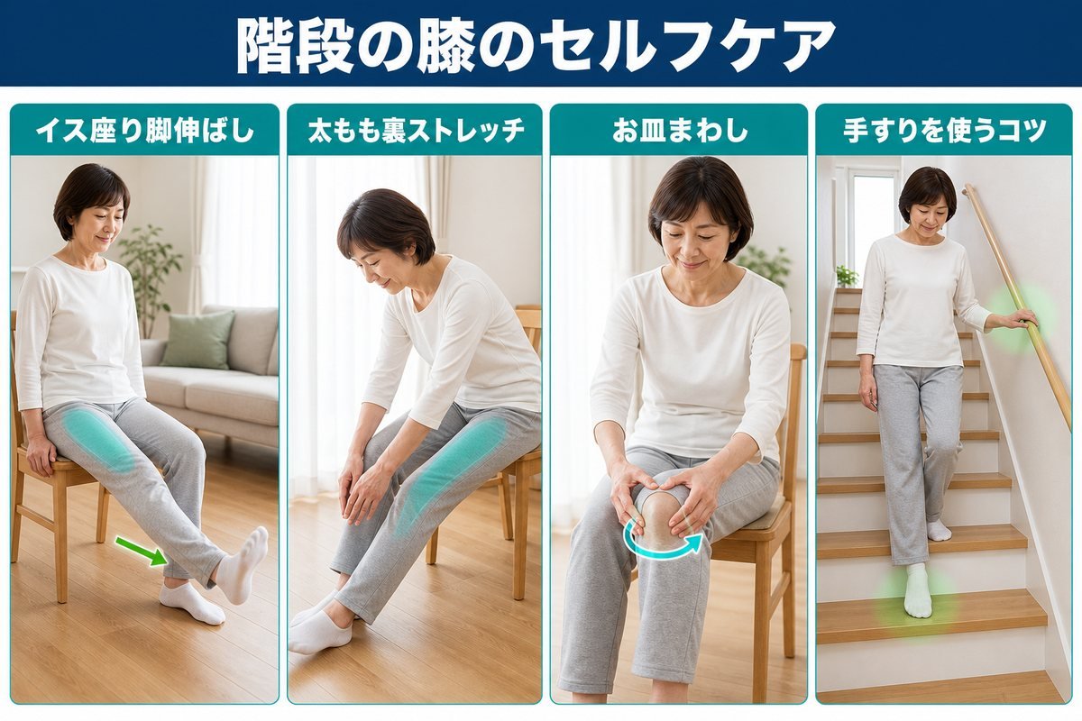 膝セルフケア手順