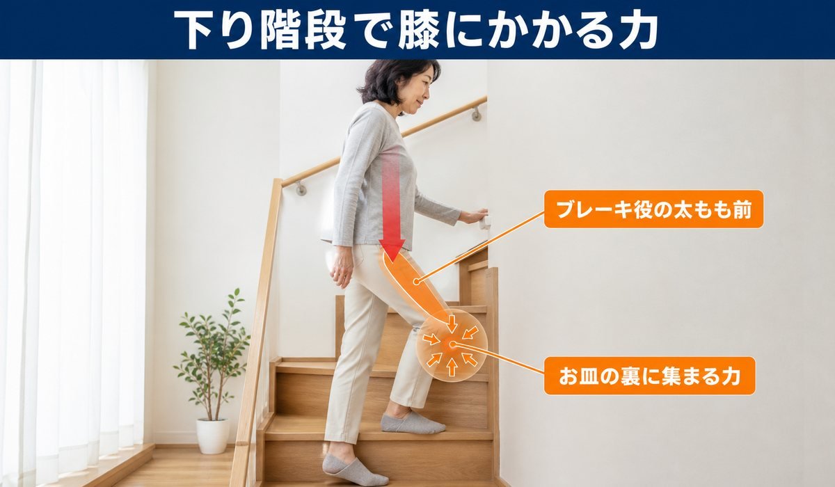 膝下り力学図