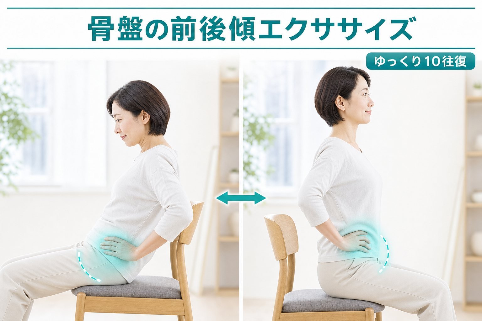 骨盤矯正 04_selfcare1｜こころ整体院 恵比寿院