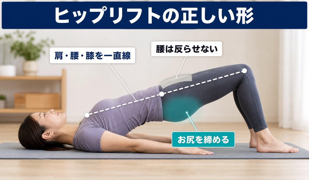ヒップリフト図解