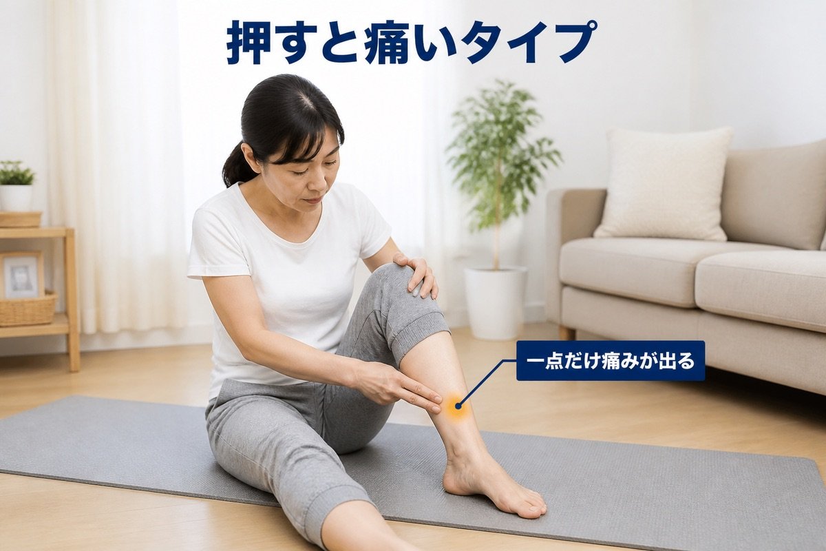 押すと痛いタイプ